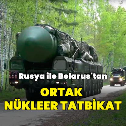 Rusya ile Belarus'tan ortak nükleer tatbikat