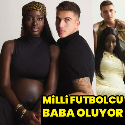 Milli futbolcu baba oluyor