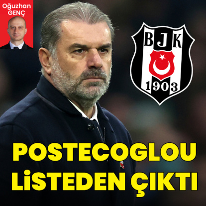 Postecoglou listeden çıktı!