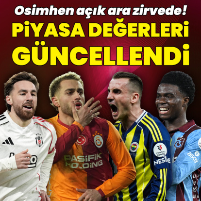 Süper Lig'de piyasa değerleri güncellendi!