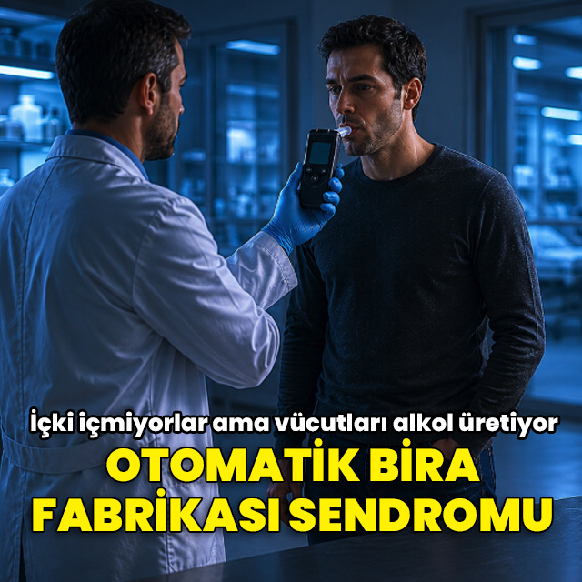 İçki içmedikleri halde vücutları alkol üretiyor