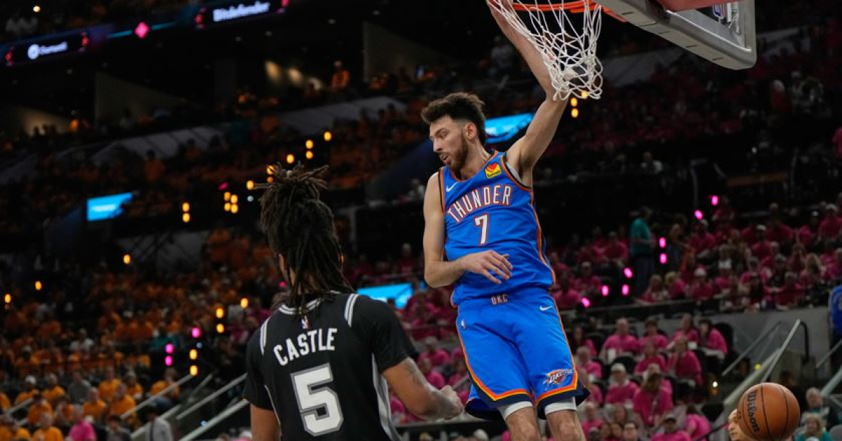 Oklahoma City Thunder, San Antonio Spurs'ekarşı 2-1 öne geçti