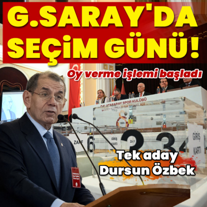 G.Saray'da seçim günü! Tek aday Dursun Özbek