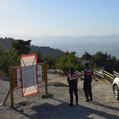 Manisa'da ormanlık alanlara giriş yasaklandı
