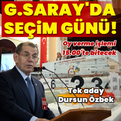 G.Saray'da seçim günü! Tek aday Dursun Özbek