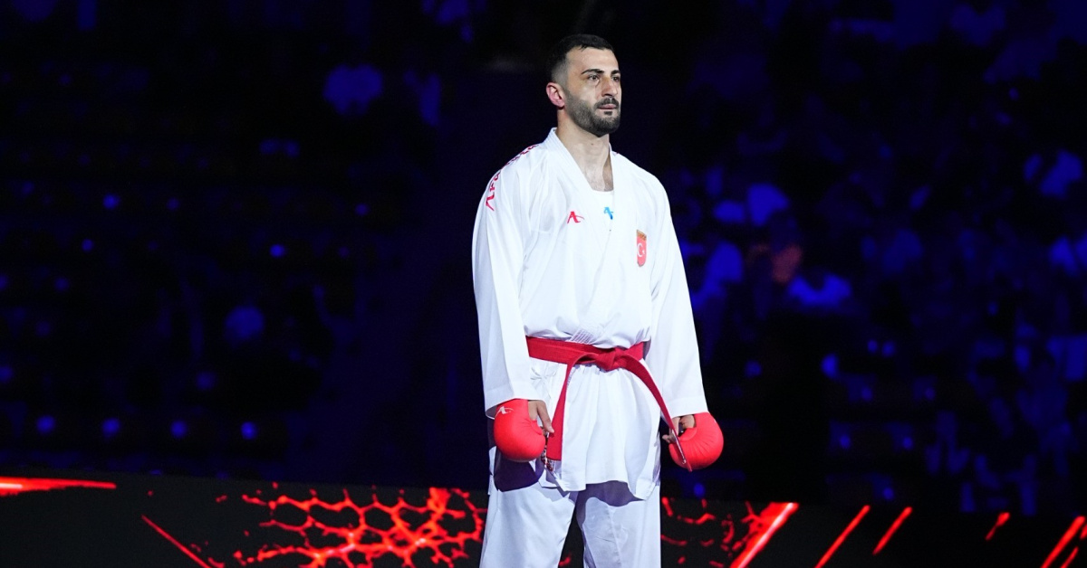 Uğur Aktaş Avrupa Karate Şampiyonası'dagümüş madalya