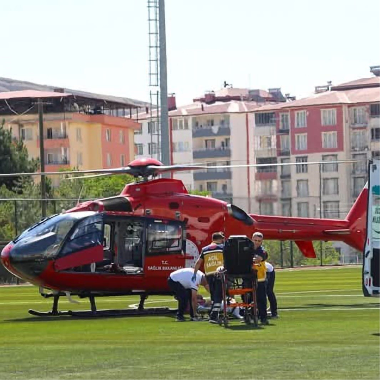 Hava ambulansı 7 aylık bebek için havalandı