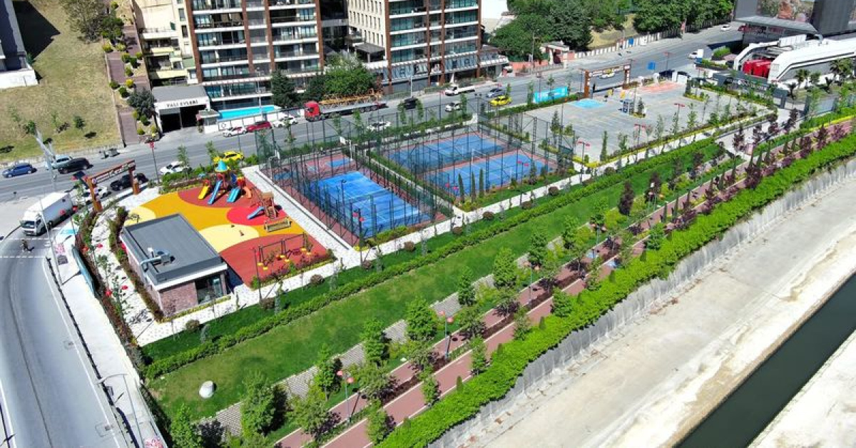 Kağıthane'yebisiklet veyürüyüş yolunun açılışı