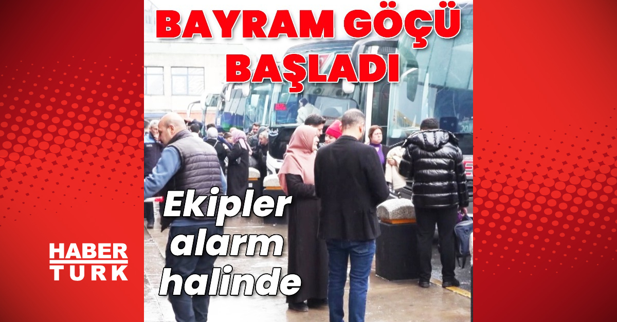 İstanbul Otogarında Bayram Trafik