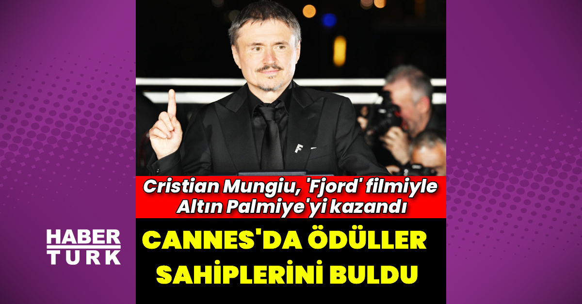 Cannes'da Altın Palmiye Romanya'nın Cristian Mungiu'yagitti