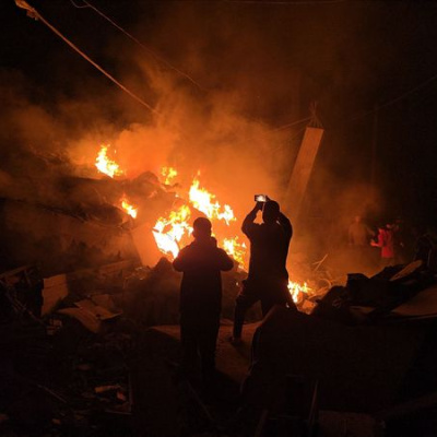 İsrail, Gazze'de bir binayı bombaladı