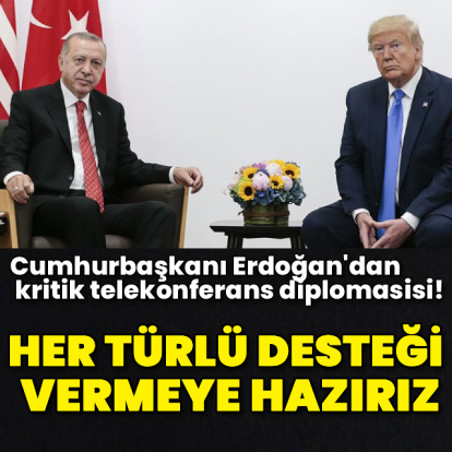 Cumhurbaşkanı Erdoğan, Trump ile görüştü