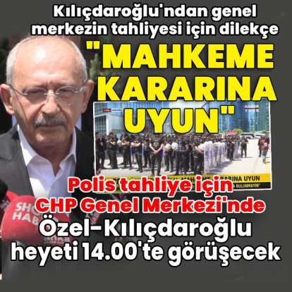 "Genel merkezin teslimini talep ederiz"