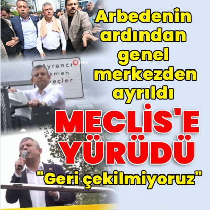 Özgür Özel, Genel Merkez'den Meclis'e yürüdü