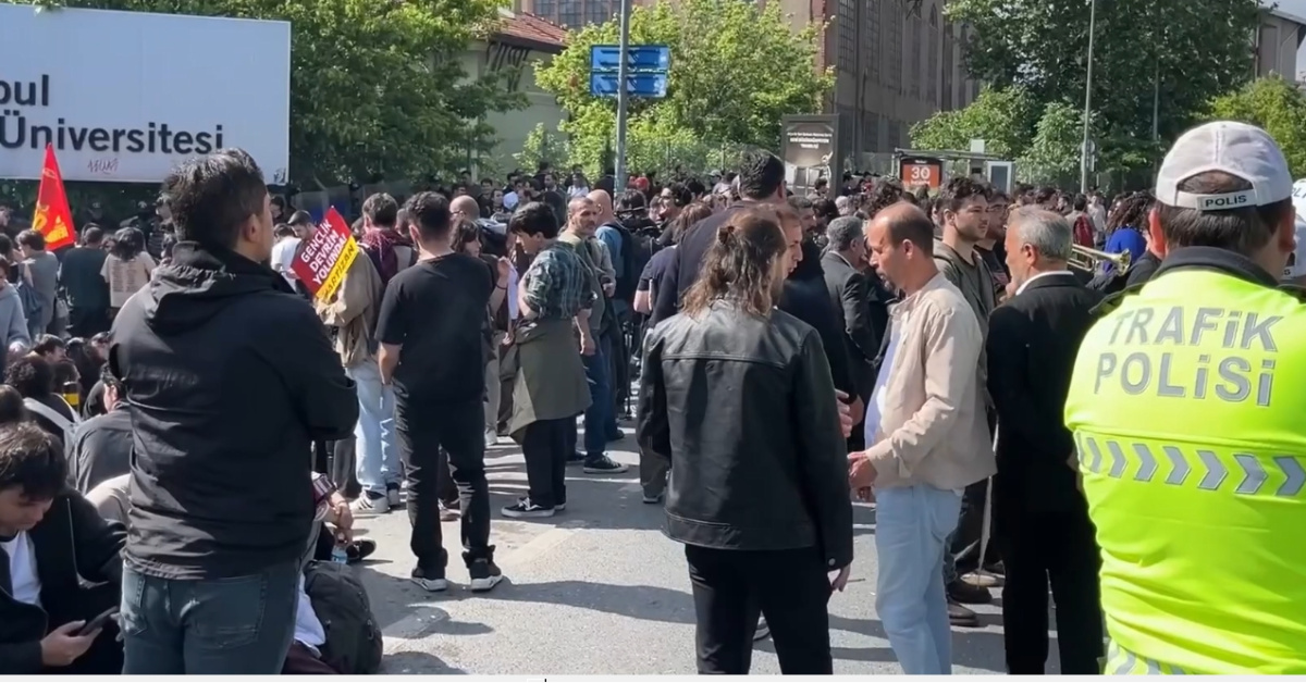 İstanbul Bilgi Üniversitesi'nde Öğrenci Eylemi - İzin Kaldırılmasına Tepki