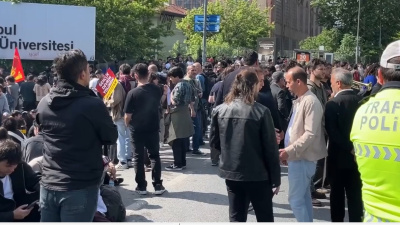 Bilgi Üniversitesi'nde eylem