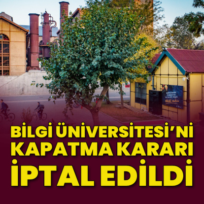 Bilgi Üniversitesi’ni kapatma kararı iptal edildi