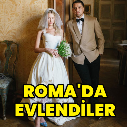 Roma'da evlendiler