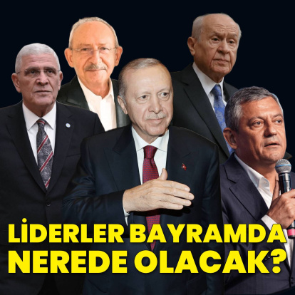 Liderlerin bayram programı belirlendi