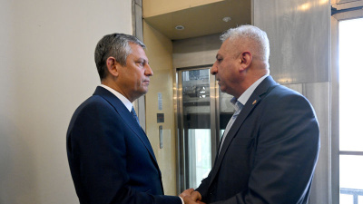 Özgür Özel, EMEK Partisi ile görüştü