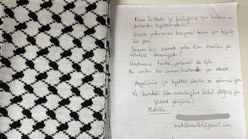 Fransız aktivistten Türkiye'ye teşekkür