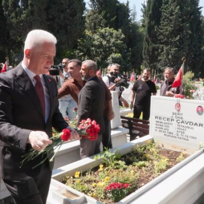 İstanbul Valisi Gül'den şehitlik ziyareti