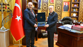 Bahçeli, Kerkük Valisi Ağa'yı kabul etti
