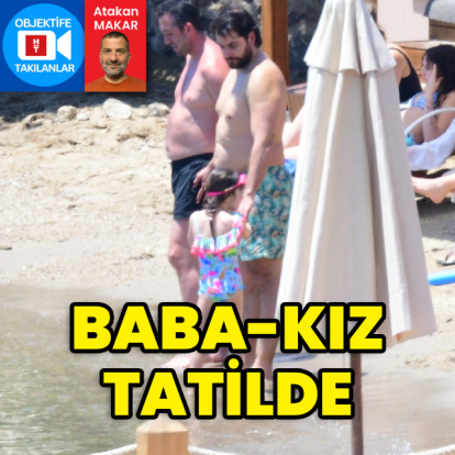 Baba-kız tatilde