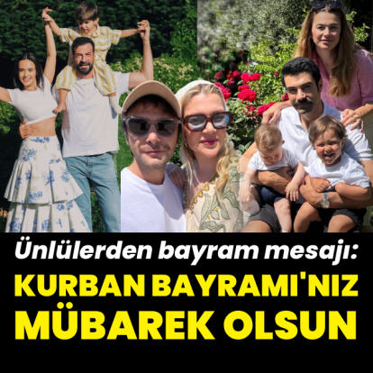 "Kurban Bayramı'nız mübarek olsun"