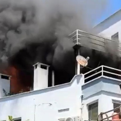 Balkonda tüp patladı, yangın çıktı!