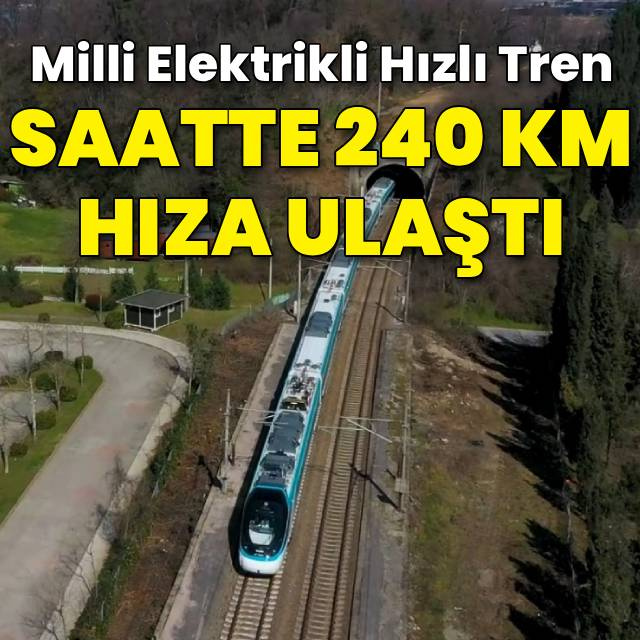 Saatte 240 kilometre hıza ulaştı
