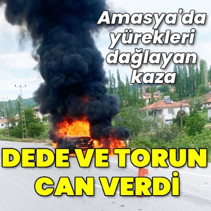 Amasya'da feci kaza: 2 ölü 2 yaralı