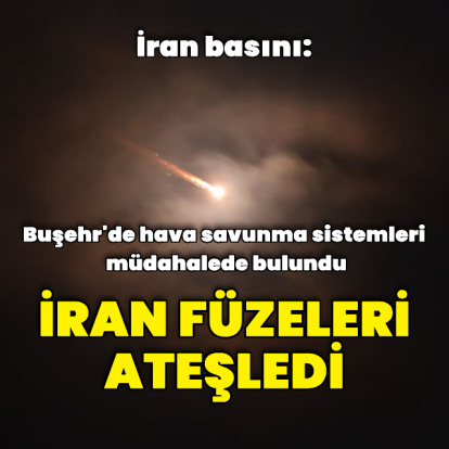 İran füzeleri ateşledi