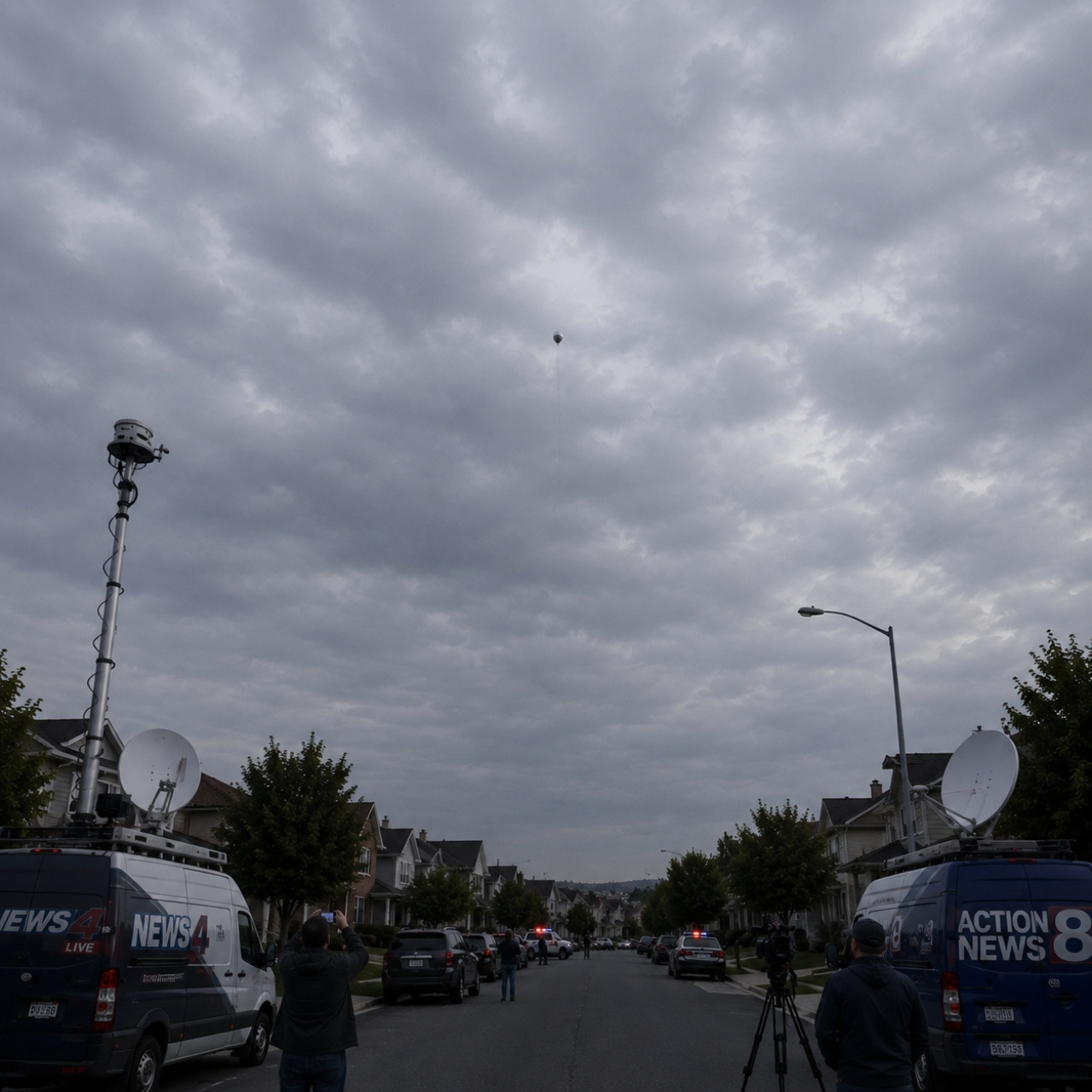 İçinde çocuk olduğu zannedilen balon ülkeyi paniğe sürükledi