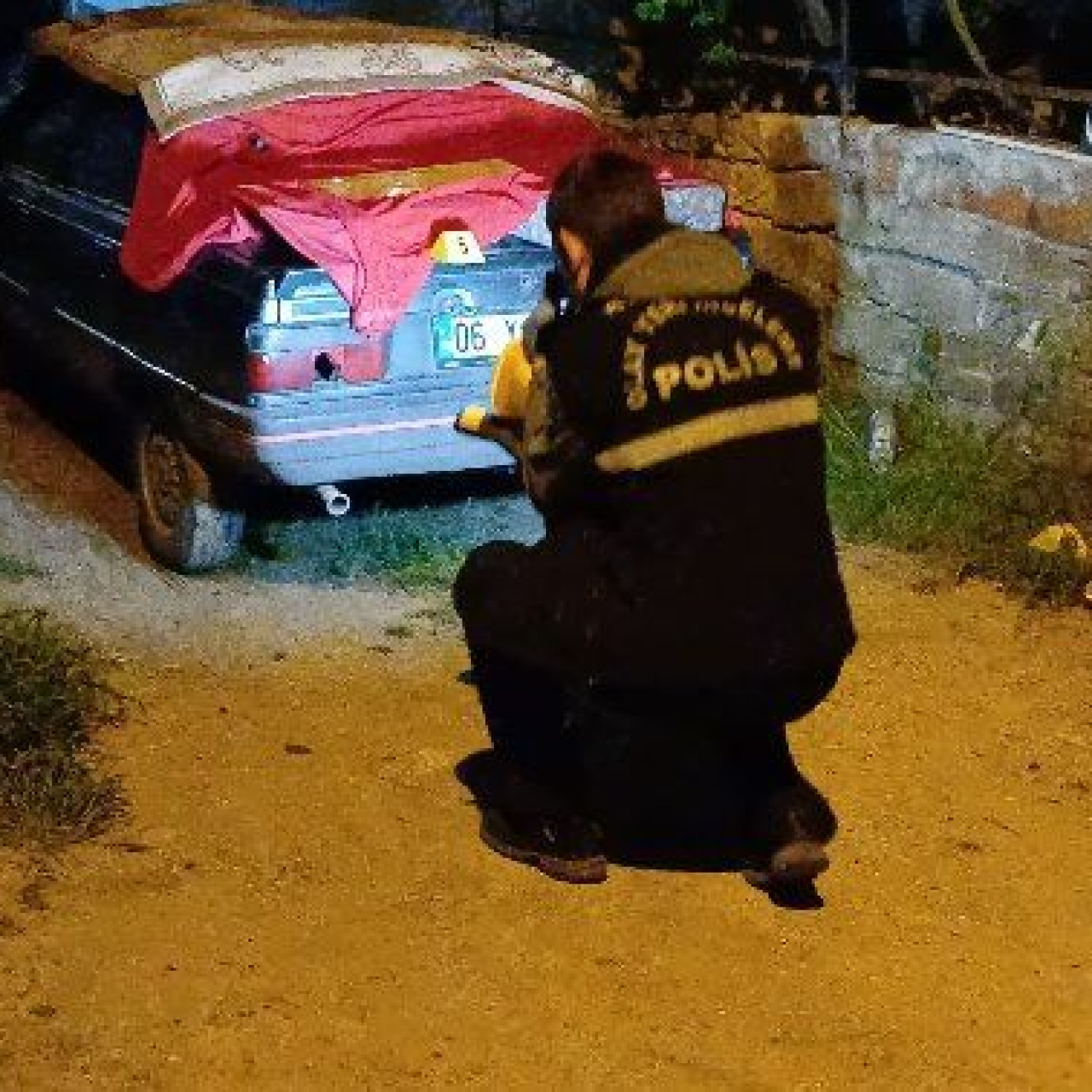 Babasının evine ateş açtı