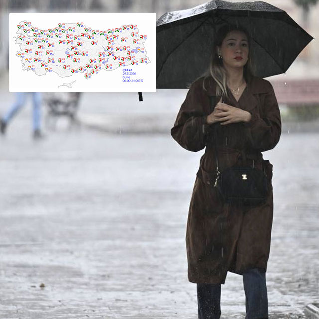 8 kent için 'sarı' alarm... Her yerde sağanak!