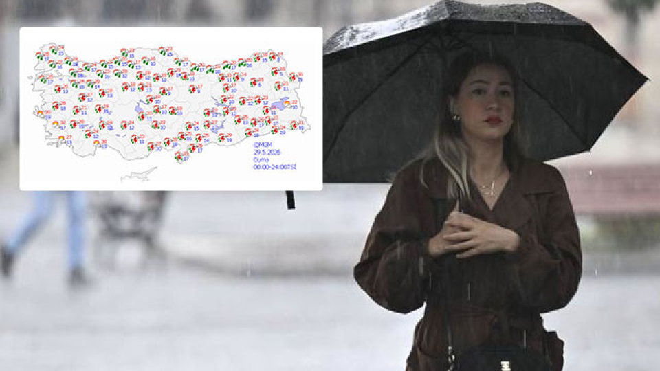 8 kent için 'sarı' alarm... Her yerde sağanak!