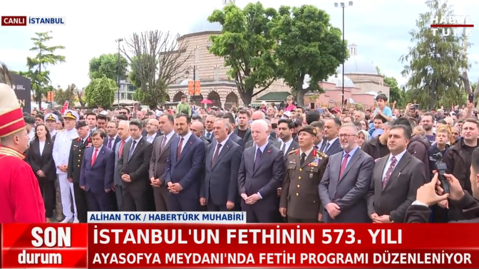 İstanbul'un fethinin 573. yıl dönümünde büyük coşku
