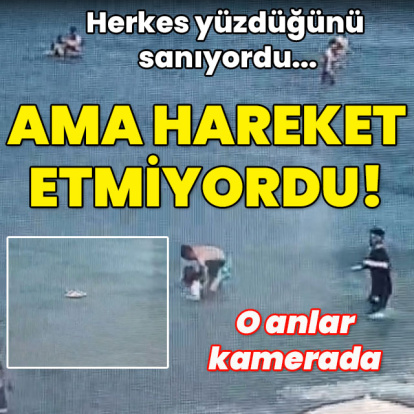 Herkes onun yüzdüğünü sanıyordu... Ama hareket etmiyordu!