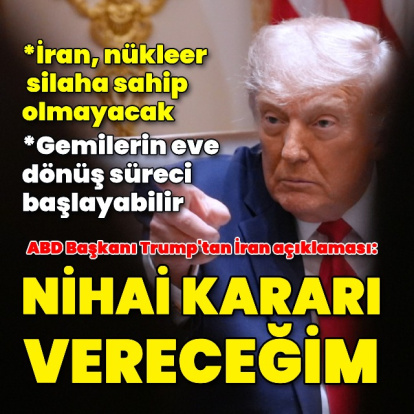 Trump: Son dakika için toplanacağız
