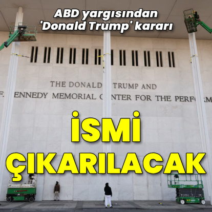 ABD yargısından 'Trump' kararı: İsmi çıkarılacak