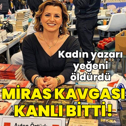 Kadın yazarı yeğeni miras için öldürdü!