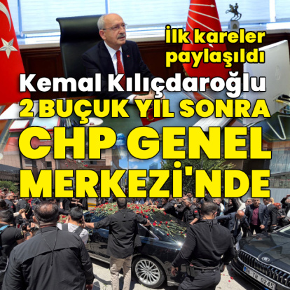 Kılıçdaroğlu CHP Genel Merkezi'nde