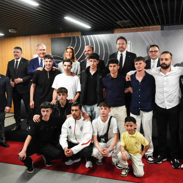 Beşiktaş'ta bayramlaşma töreni yapıldı