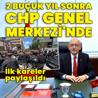 Kılıçdaroğlu CHP Genel Merkezi'nde
