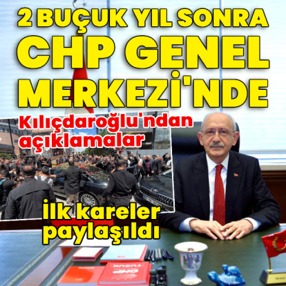 Kılıçdaroğlu CHP Genel Merkezi'nde