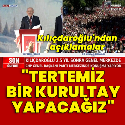Kılıçdaroğlu CHP Genel Merkezi'nde