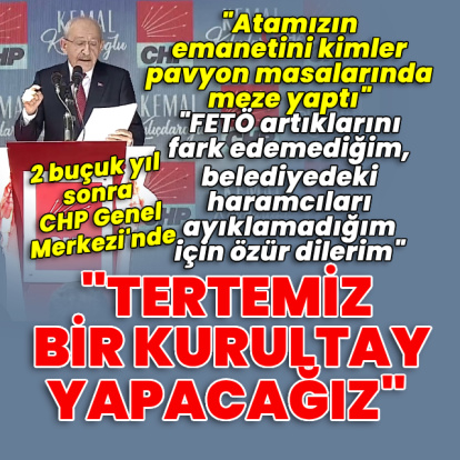 Kılıçdaroğlu CHP Genel Merkezi'nde