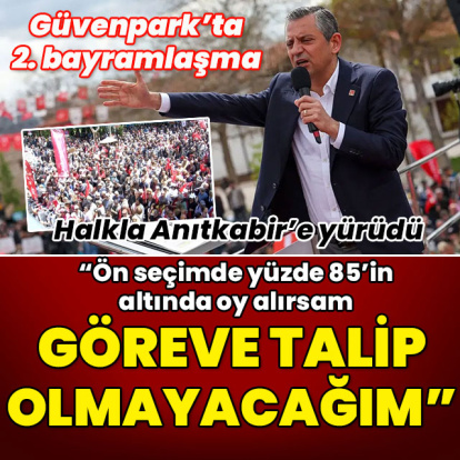 "Kurultaydan korkmuyorum ön seçim de istiyorum"