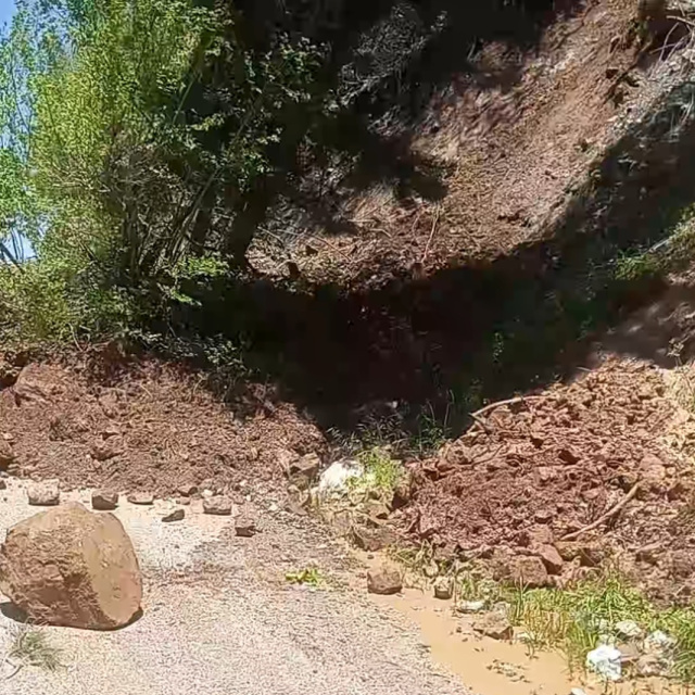Osmaniye'de heyelan